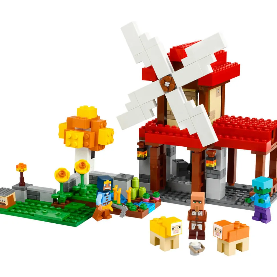 LEGO® Minecraft The Windmill Farm 462 Piece Building Set (21262)