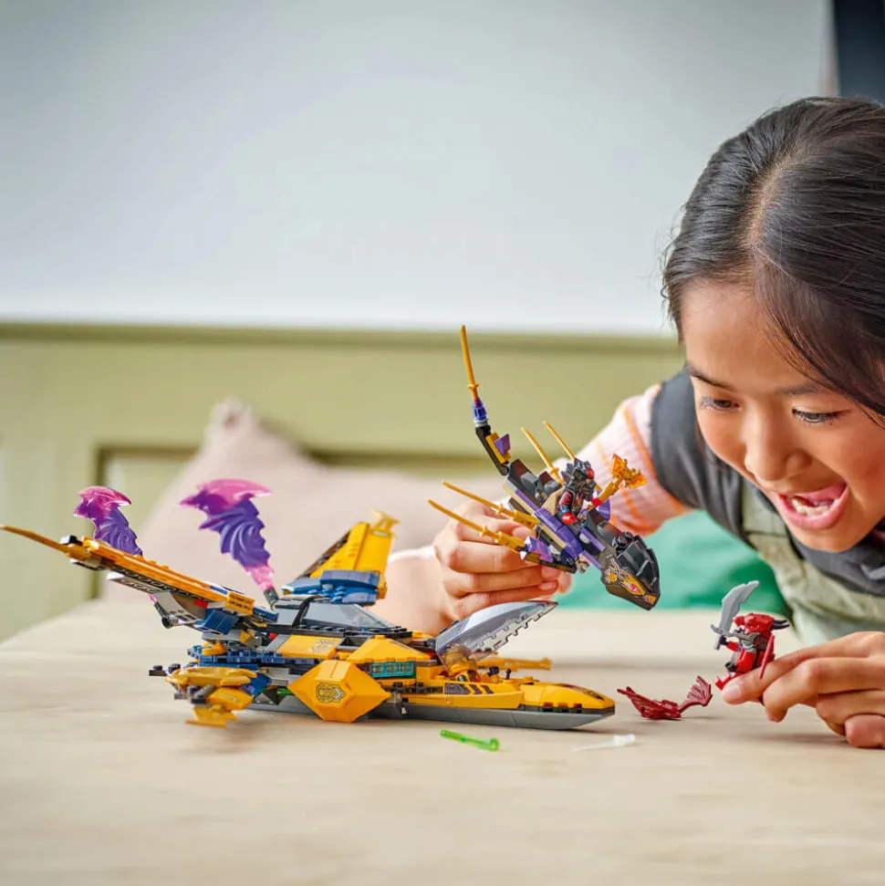 LEGO® Ninjago Ras and Arin's Super Storm Jet Building Kit 71833
