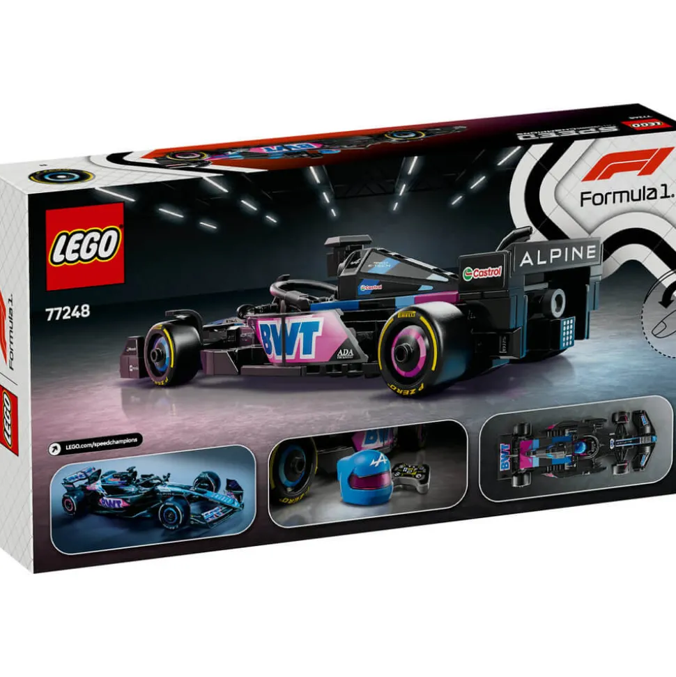 LEGO® Speed Champions F1 BWT Alpine F1® Team A524 Race Car 258 Piece B