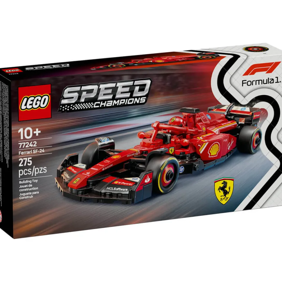 LEGO® Speed Champions F1 Ferrari SF-24 F1® Race Car 275 Piece Building