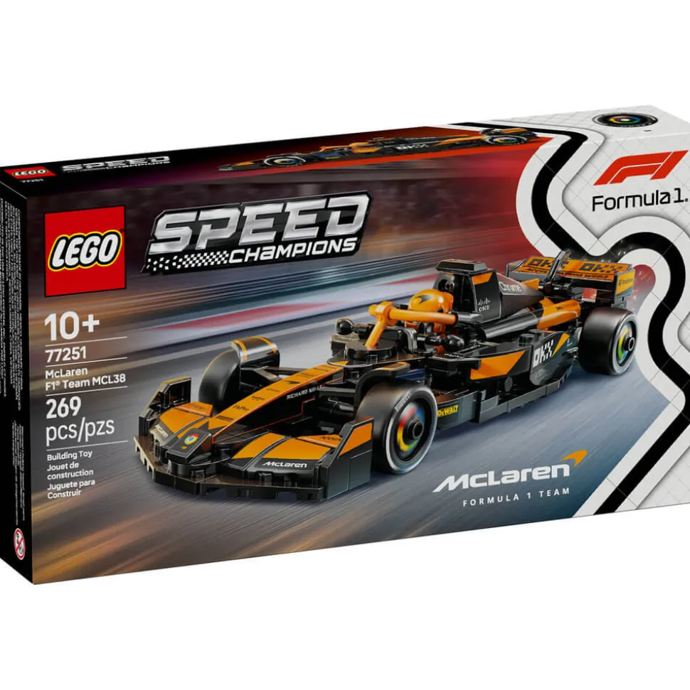 LEGO® Speed Champions F1 McLaren F1® Team MCL38 Race Car 269 Piece Bui