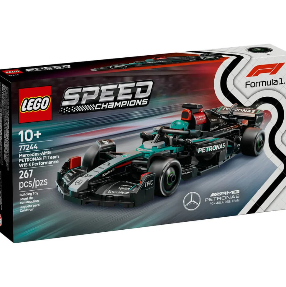 LEGO® Speed Champions F1 Mercedes-AMG F1® W15 Race Car 267 Piece Build
