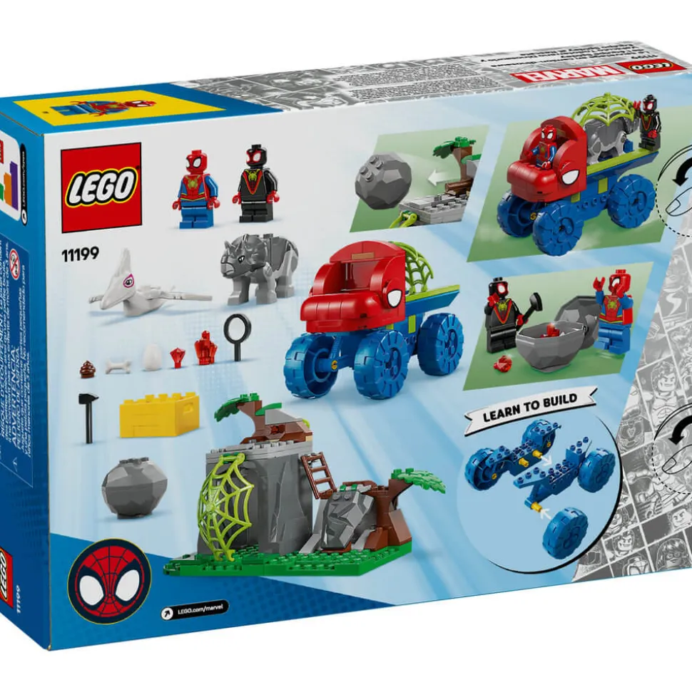 LEGO® Spidey and His Amazing Friends Team Spidey Dino Crawler Rescue Building Kit 11199