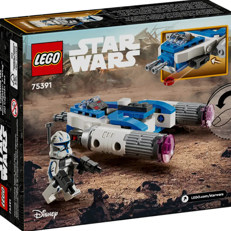 LEGO® Star Wars Captain Rex Y-Wing Microfighter 99 Piece Building Set (75391)