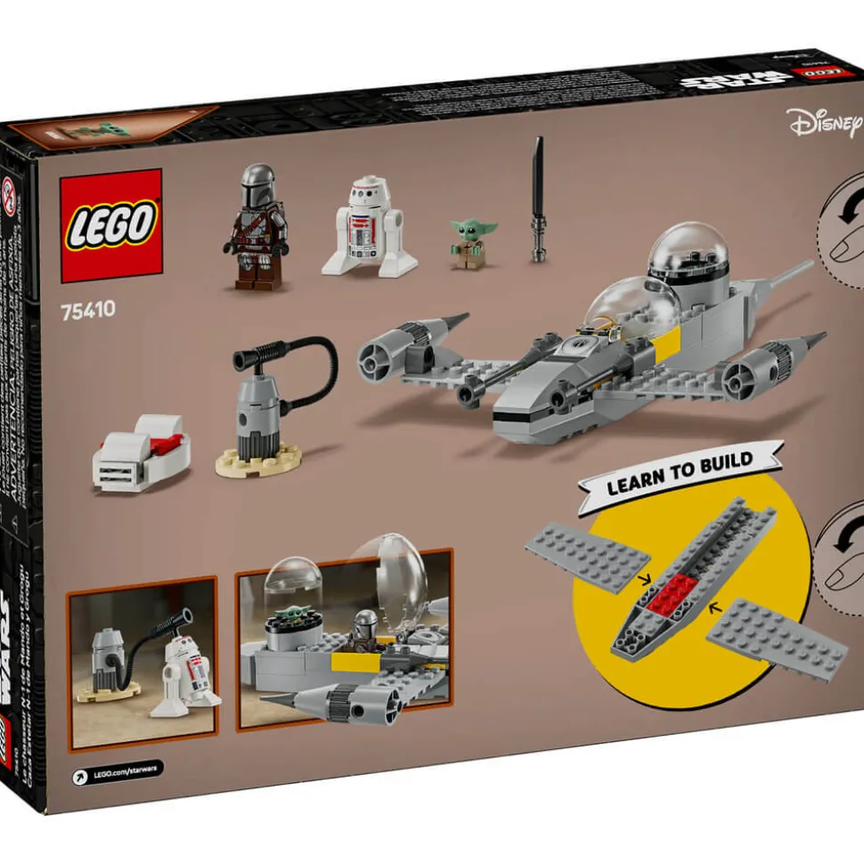 LEGO® Star Wars Mando and Grogu's N-1 Starfighter Building Kit 75410