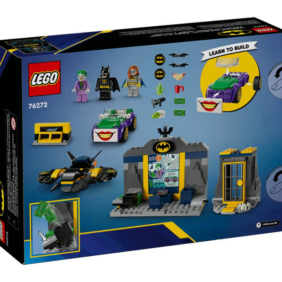 LEGO® Super Heroes DC Comics The Batcave with Batman, Batgirl and The Joker 184 Piece Building Set (76272)