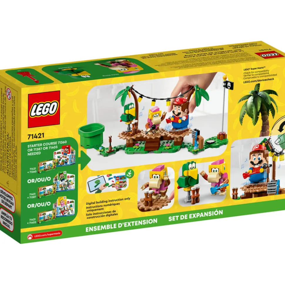 LEGO® Super Mario™ Dixie Kong’s Jungle Jam Expansion Set 71421 Building Toy Set (174 Pieces)