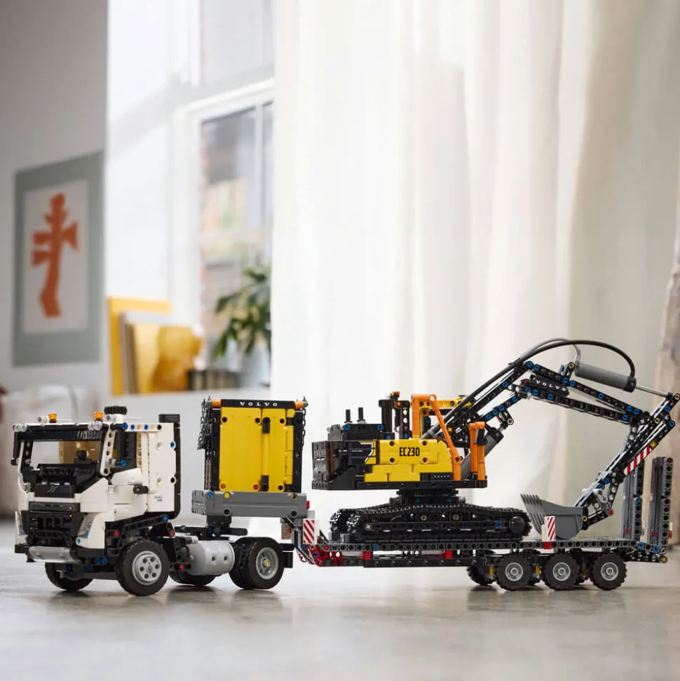 LEGO® Technic Volvo FMX Truck&EC230 Electric Excavator 2274 Piece Building Set (42175)