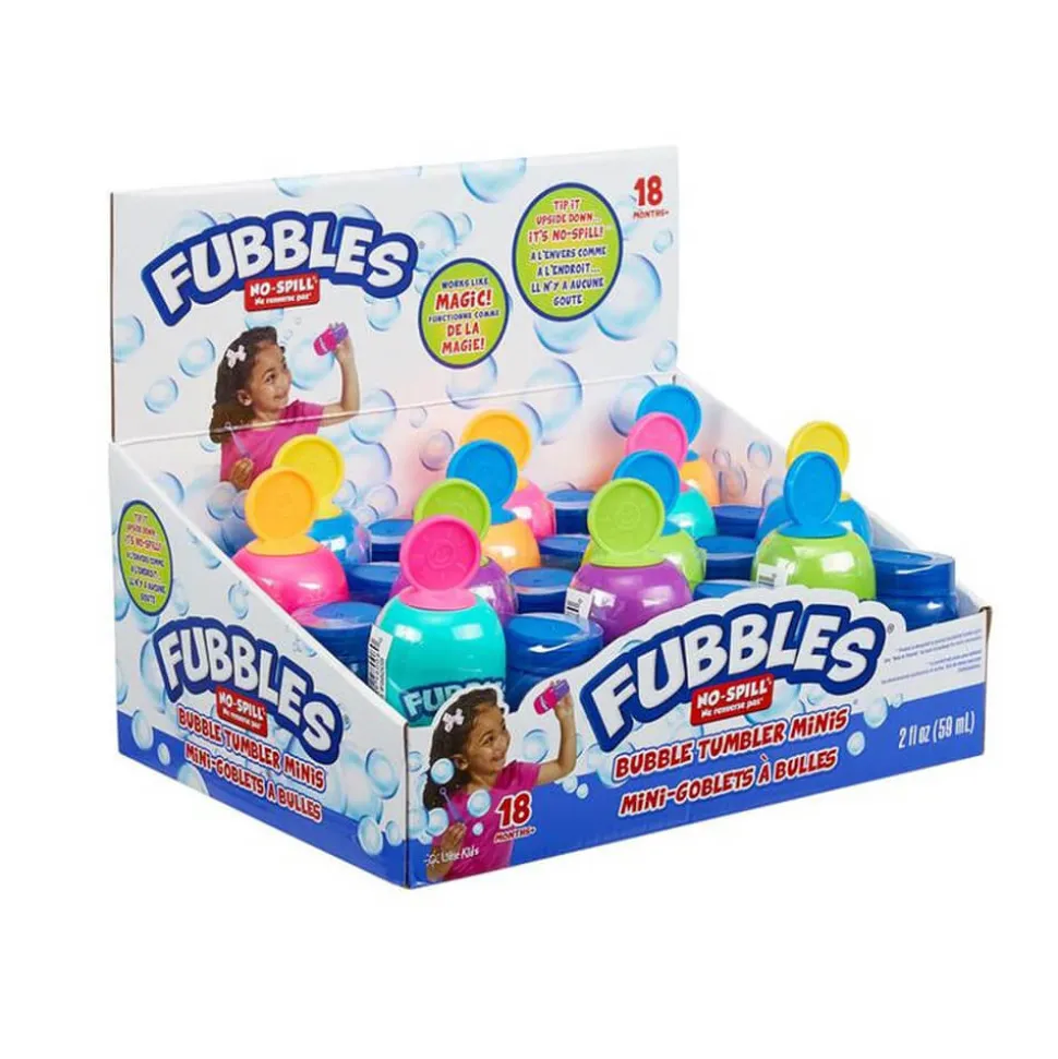 Little Kids Fubbles No-Spill Mini Bubble 2 oz Tumblers