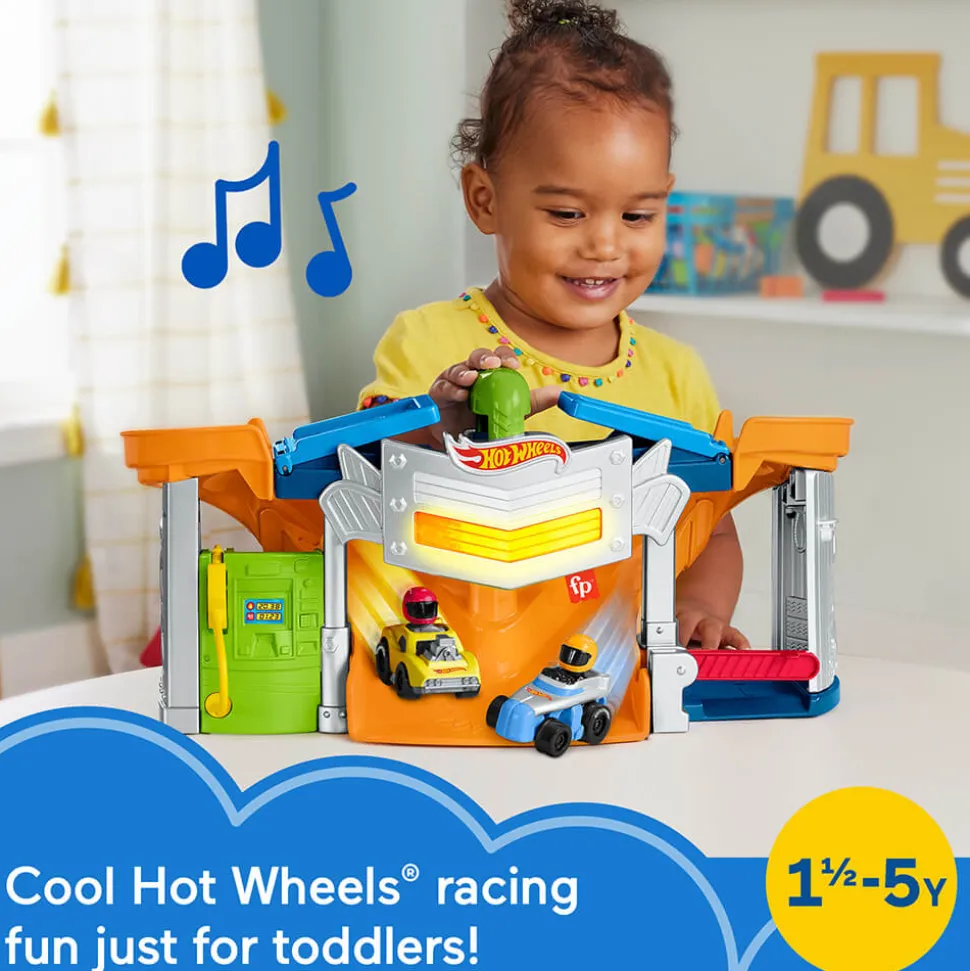Little People Hot Wheels Race and Go Trackset