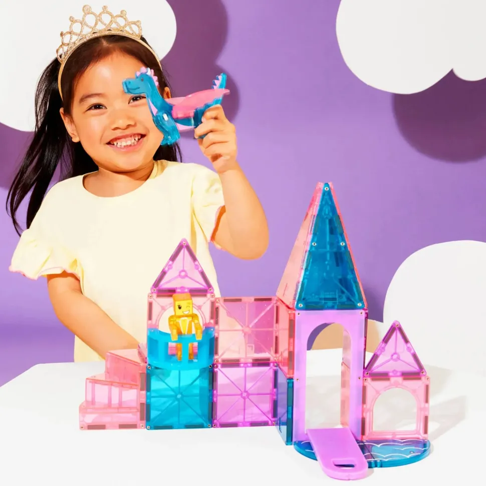 MAGNA-TILES® Castle 25-Piece Magnetic Building Playset
