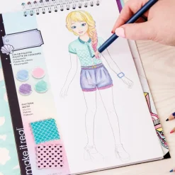 Make It Real Fashion Design Sketchbook: Pastel Pop!