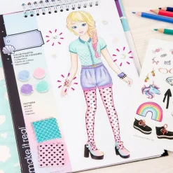 Make It Real Fashion Design Sketchbook: Pastel Pop!