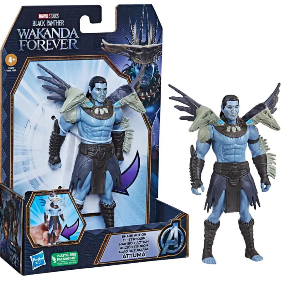 Marvel Black Panther Wakanda Forever Shark Action Attuma 6" Action Fig