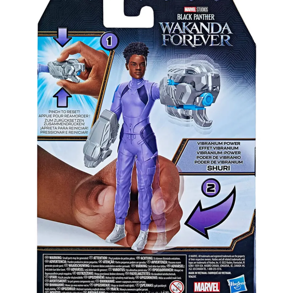 Marvel Black Panther Wakanda Forever Vibranium Power Shuri 6" Action F