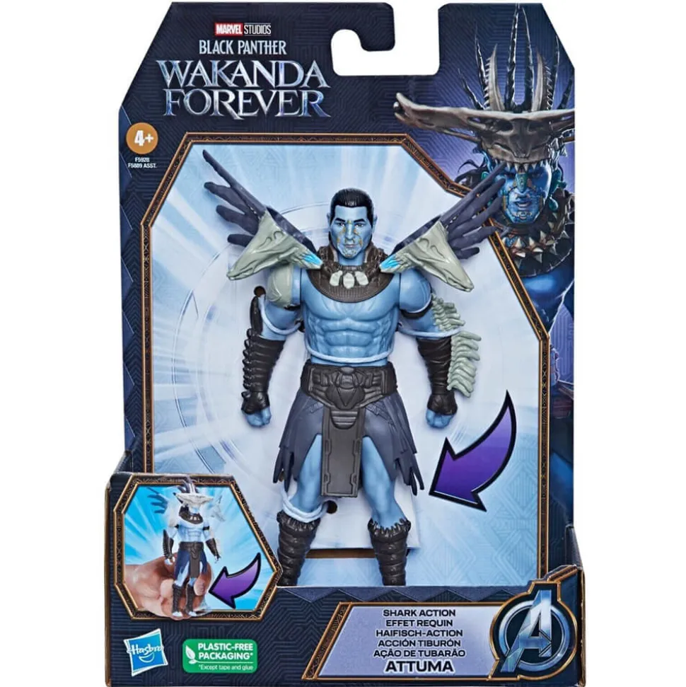 Marvel Black Panther Wakanda Forever Shark Action Attuma 6" Action Fig