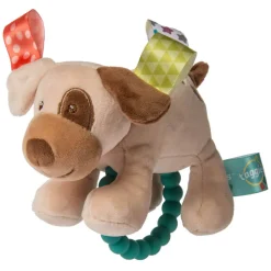 Mary Meyer Taggies Buddy Dog 5" Teether Rattle