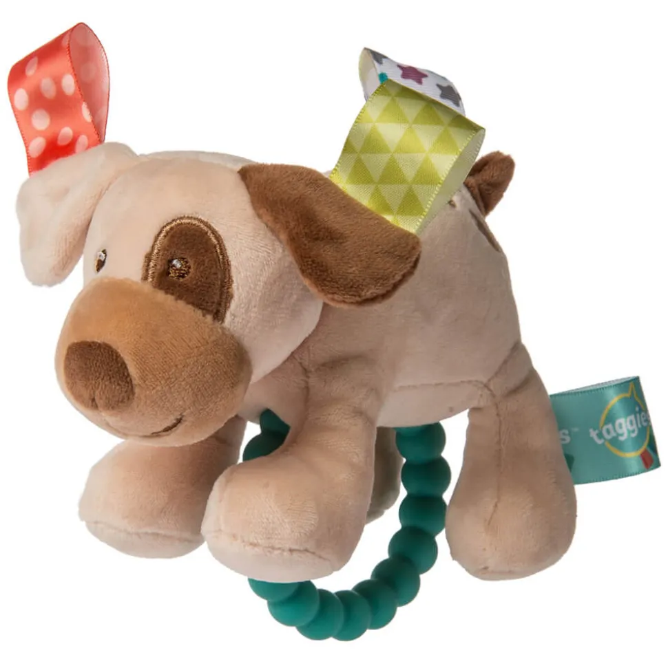 Mary Meyer Taggies Buddy Dog 5" Teether Rattle