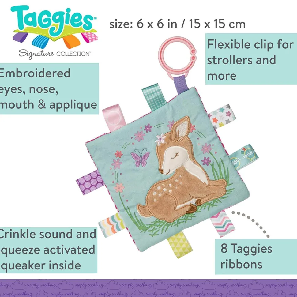 Mary Meyer Taggies Crinkle Me Flora Fawn