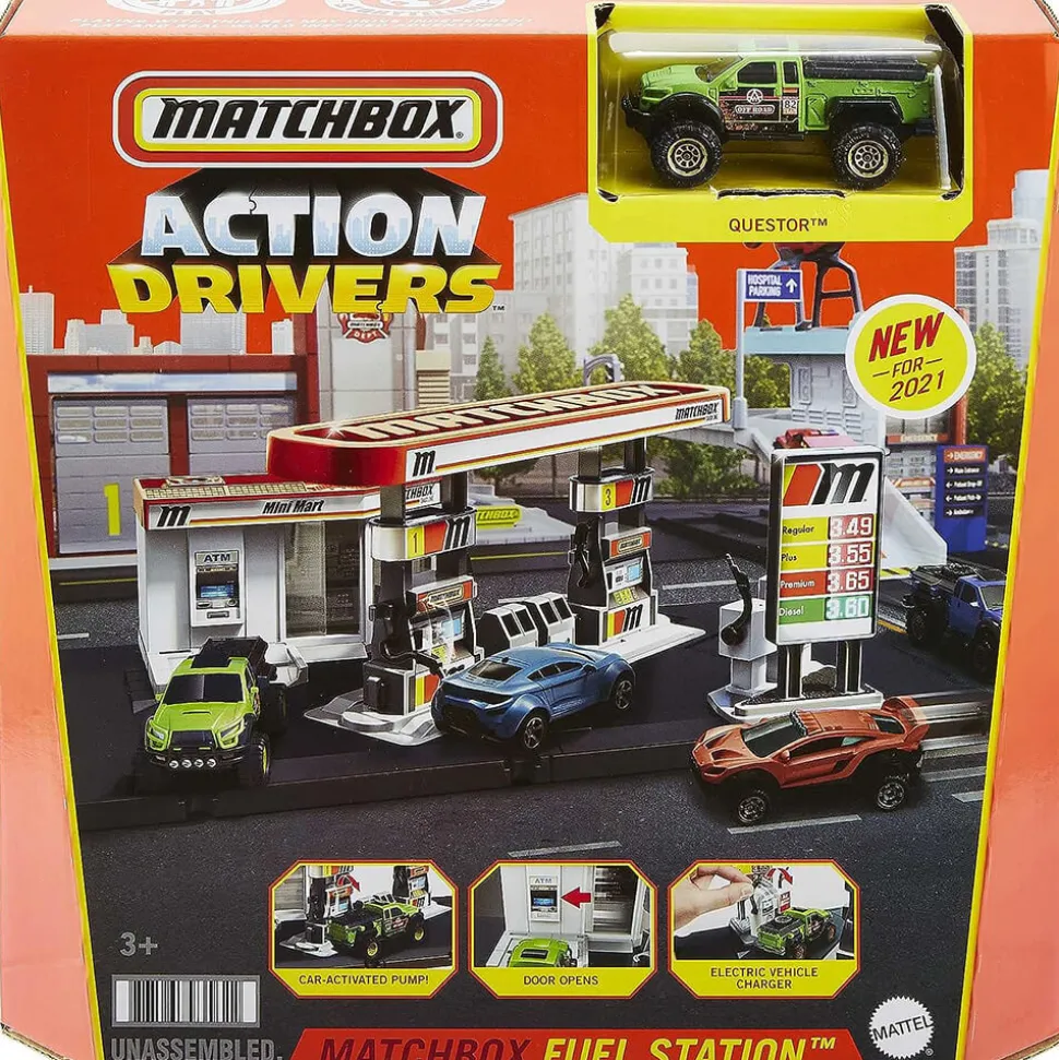 Matchbox Action drivers Fuel Station Playset