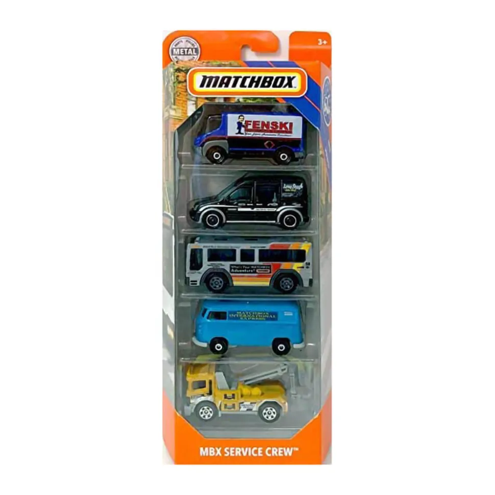 Matchbox Basic Car 5 Pack (Assorted, styles vary)