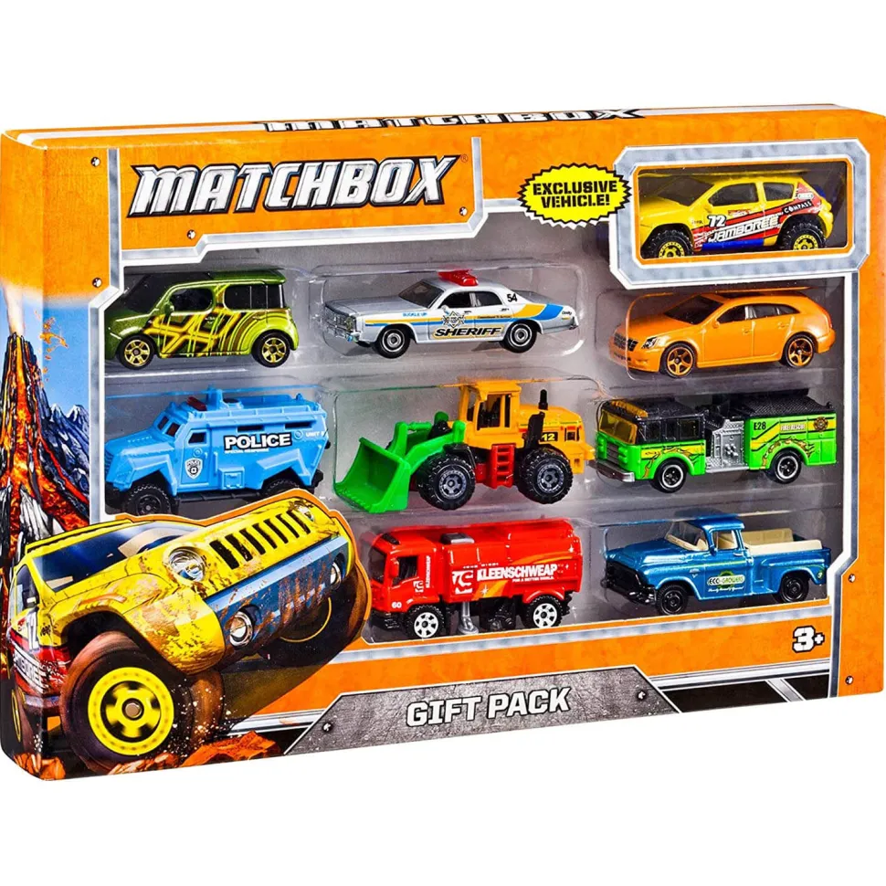 Matchbox Basic Car 9 Pack (Assorted, Styles Vary)