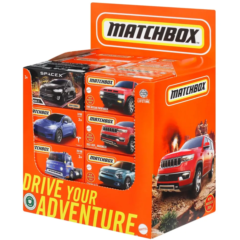 Matchbox Cars 1:64 Scale Diecast Vehicle (Style May Vary)