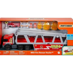 Matchbox Fire Rescue Hauler Playset