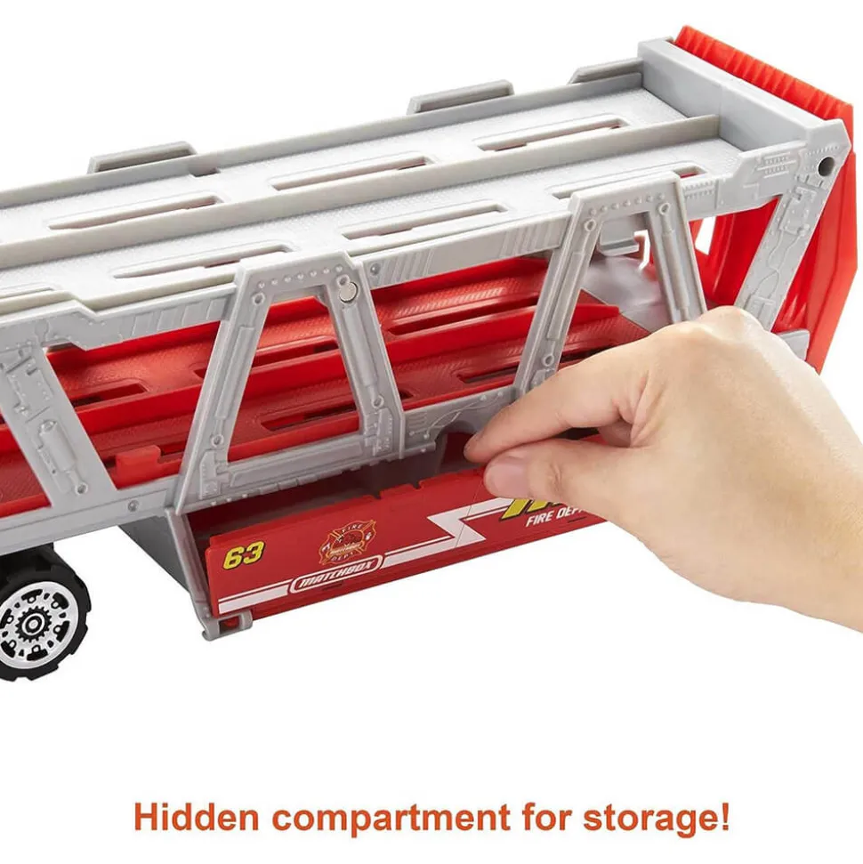 Matchbox Fire Rescue Hauler Playset