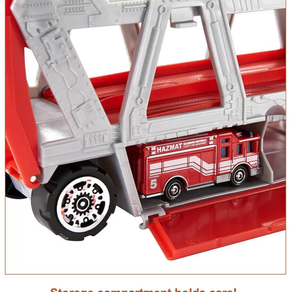Matchbox Fire Rescue Hauler Playset
