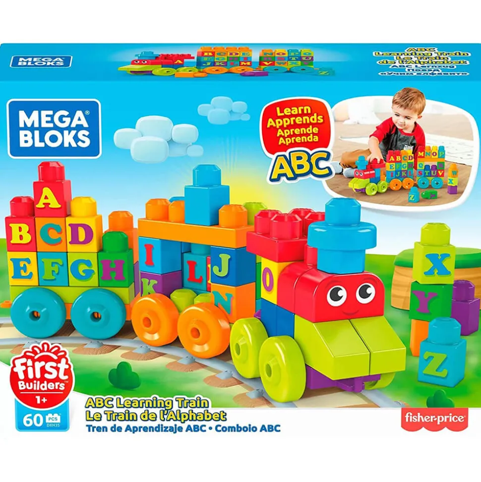 MEGA Bloks Building Basics ABC Learning Train