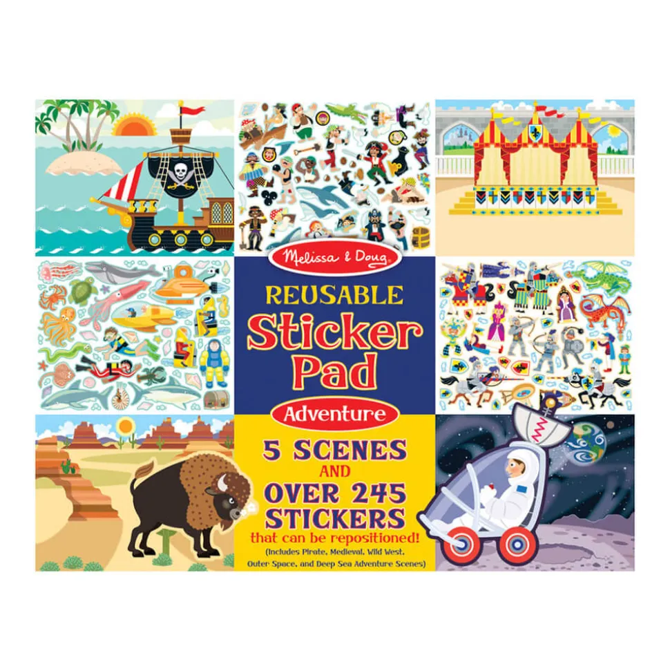 Melissa and Doug Adventure Reusable Sticker Pad