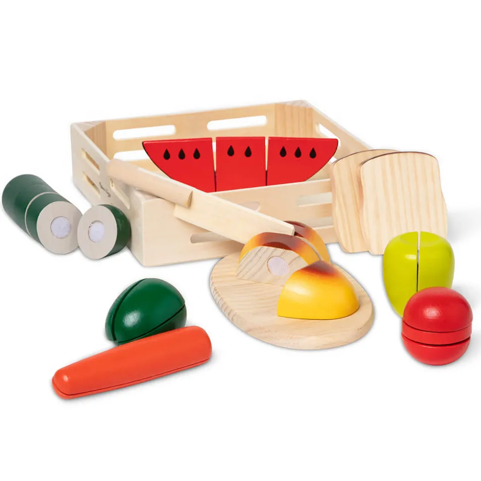 Melissa and Doug Cutting Food Wooden Food Play Set
