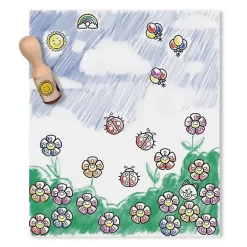Melissa and Doug Deluxe Happy Handle Stamp Set