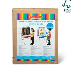Melissa and Doug Deluxe Wooden Standing Art Easel