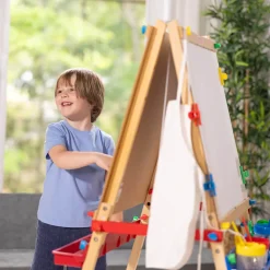 Melissa and Doug Deluxe Wooden Standing Art Easel
