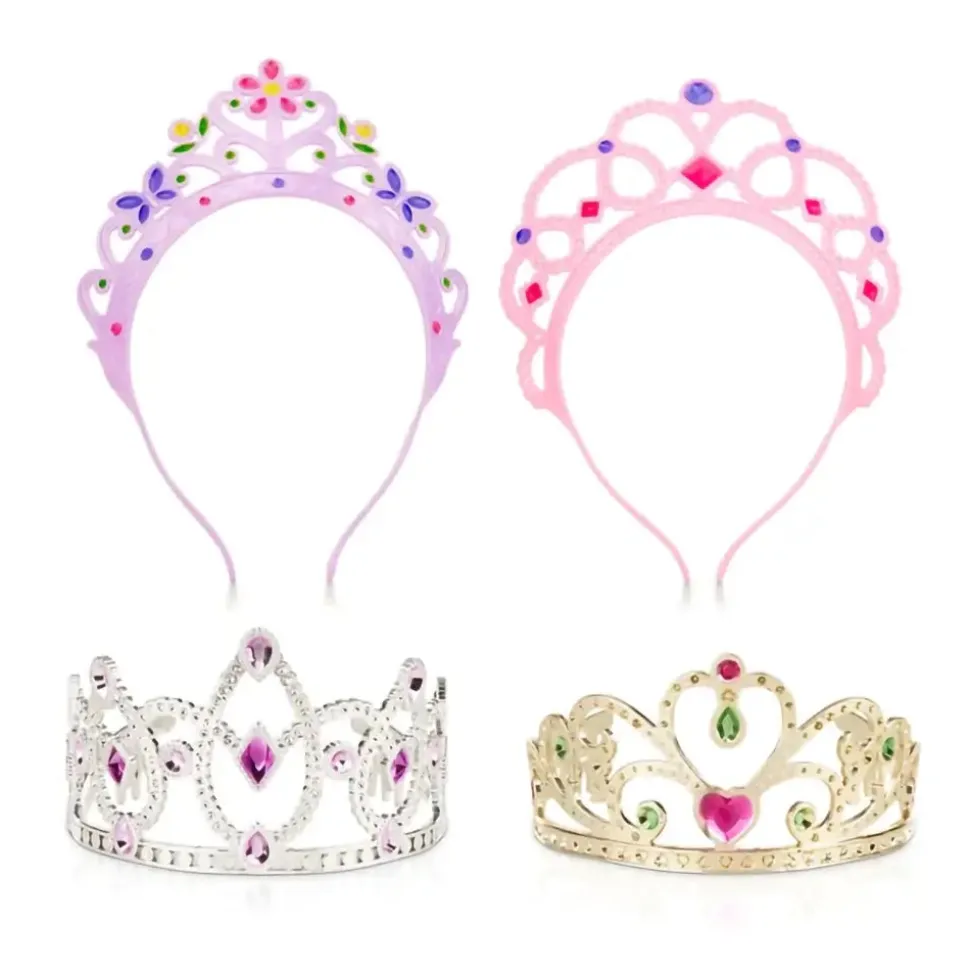 Melissa and Doug Dress-Up Tiaras Role Play Collection Set