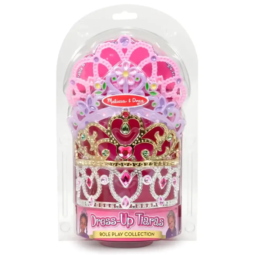 Melissa and Doug Dress-Up Tiaras Role Play Collection Set