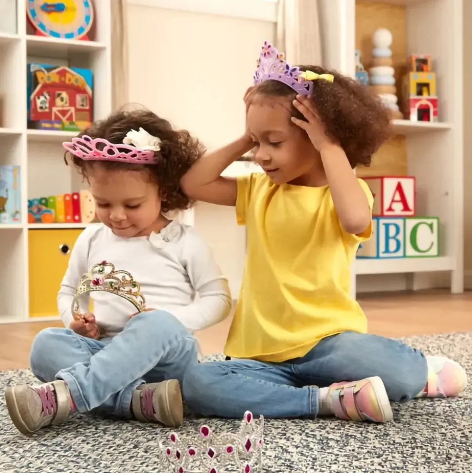 Melissa and Doug Dress-Up Tiaras Role Play Collection Set