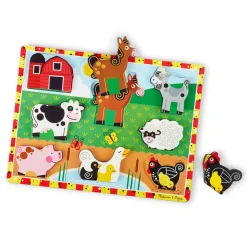 Melissa and Doug Farm 8 Piece Chunky Puzzle