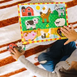Melissa and Doug Farm 8 Piece Chunky Puzzle