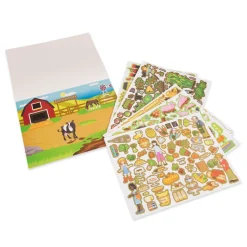 Melissa and Doug Farm Reusable Sticker Pad