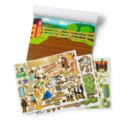 Melissa and Doug Farm Reusable Sticker Pad