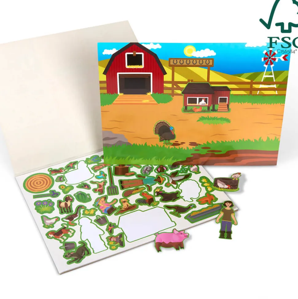 Melissa and Doug Farm Reusable Sticker Pad