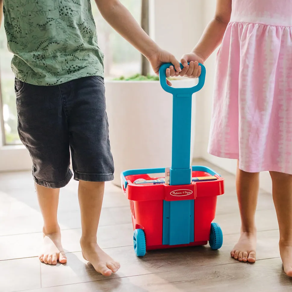 Melissa and Doug Fill&Roll Grocery Basket Play Set