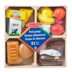 Melissa and Doug Food Groups Wooden Food Play Set
