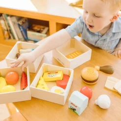 Melissa and Doug Food Groups Wooden Food Play Set