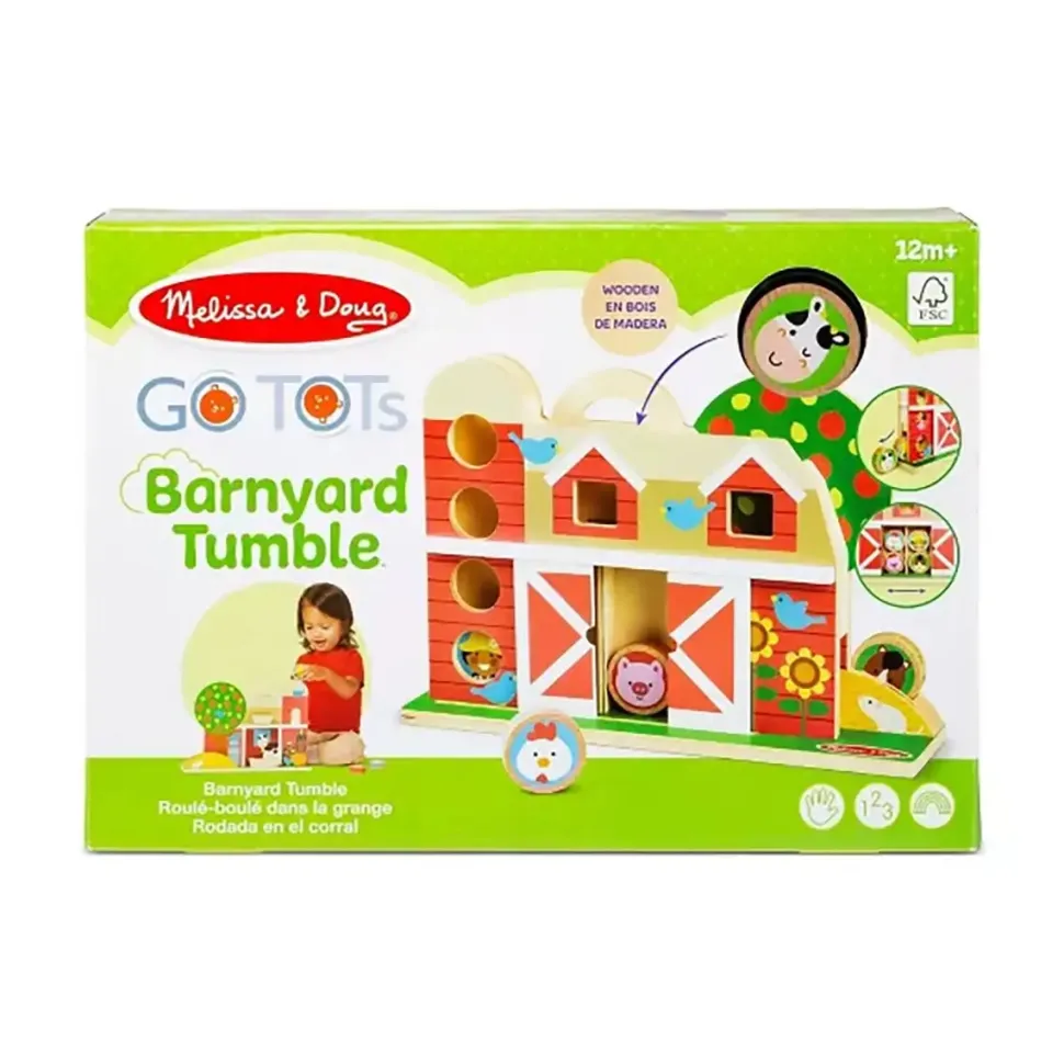 Melissa and Doug GO Tots Barnyard Tumble Playset
