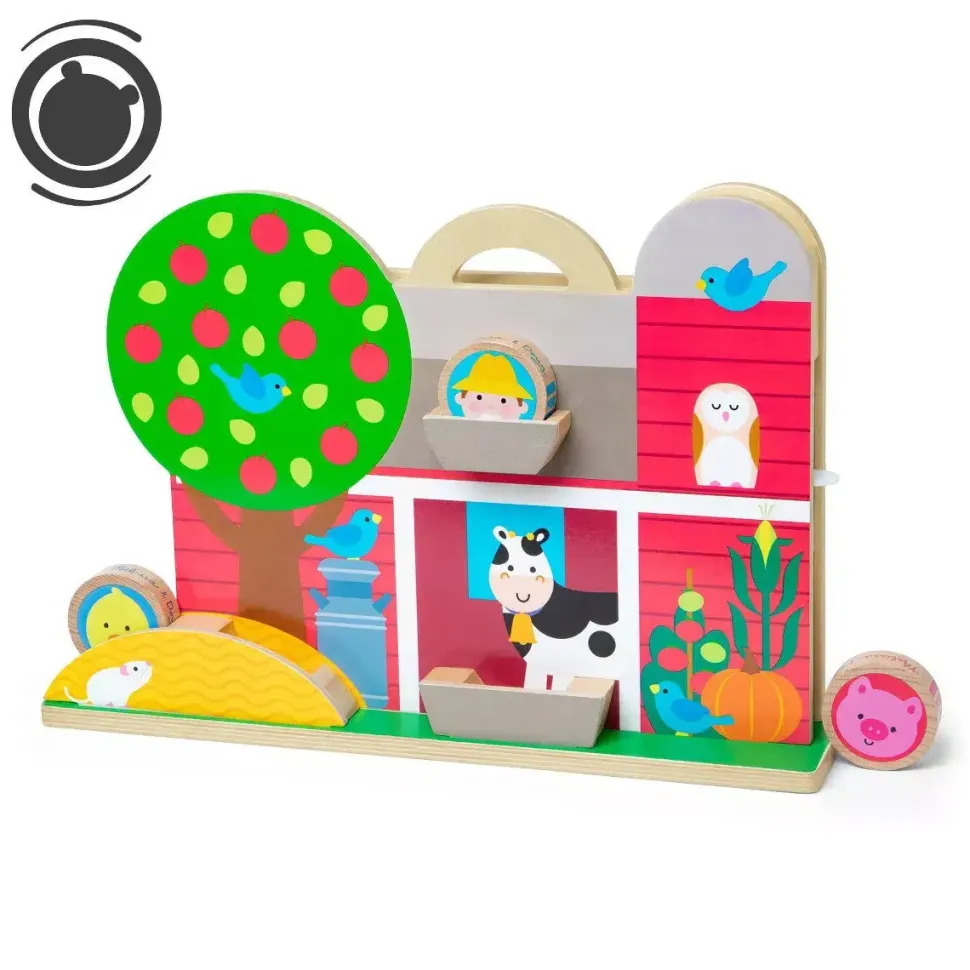 Melissa and Doug GO Tots Barnyard Tumble Playset