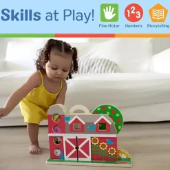 Melissa and Doug GO Tots Barnyard Tumble Playset